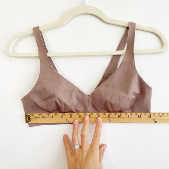 Lululemon Like Nothing Bra nude tan cream wireless t shirt soft bralette lounge - Picture 9 of 12
